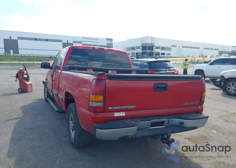2002 Chevrolet Silverado 1500 Ls из США, поврежденный, VIN 2GCEC19T621103253